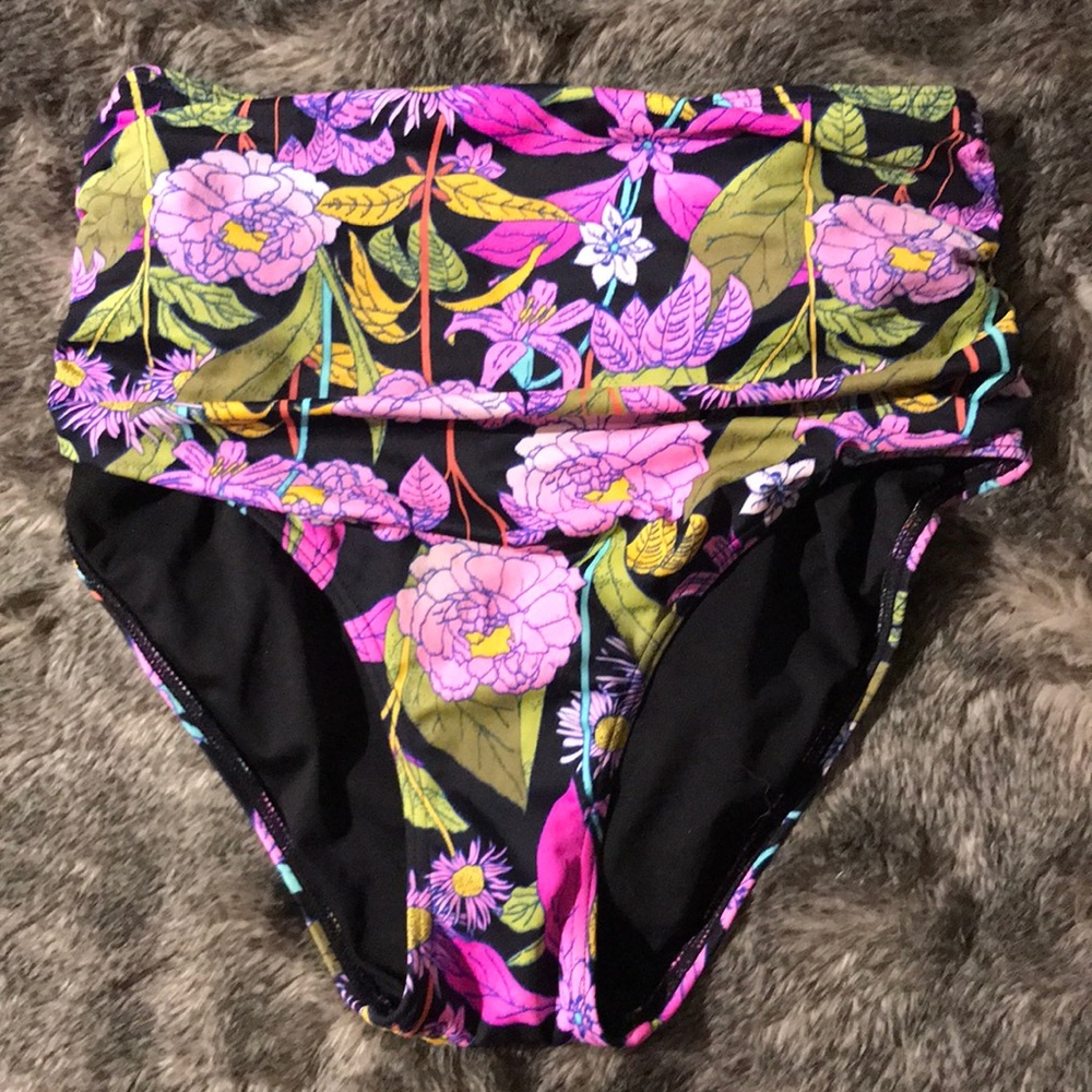 Victoria Secret vibrant floral highwaisted bottoms